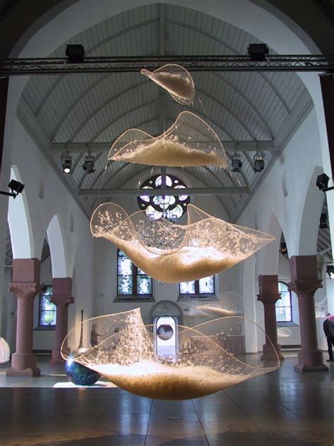 Today we will discuss how to properly suspend art from the ceiling. marialuisatadei.com | Installation art, Sculpture art ...