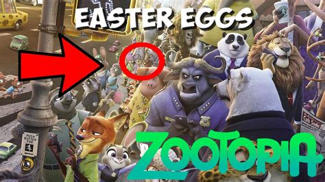 Zootopia Easter Eggs And Disney References Youtube