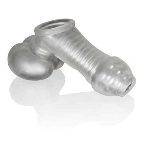 Ox Balls Sackjack Wearable Jack Off Sheath Clear Sex Toys And Adult
