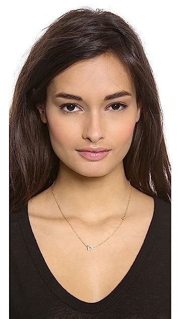 Jennifer Zeuner Jewelry Sasha Diamond Necklace Shopbop