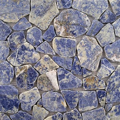 Solistone 10-Pack 12-in x 12-in Solistone Blue Natural Stone Mosaic