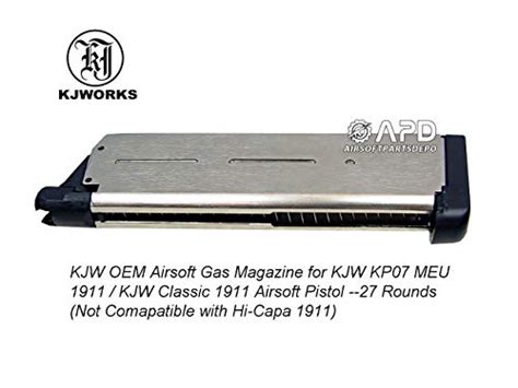 KJW OEM Replacement Airsoft Gas Magazine 27-Round for KJW ...
