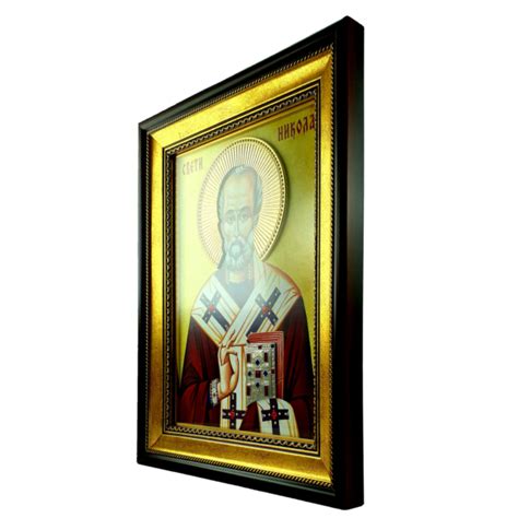 Slavska Ikona Sveti Nikola 40x30 Cm