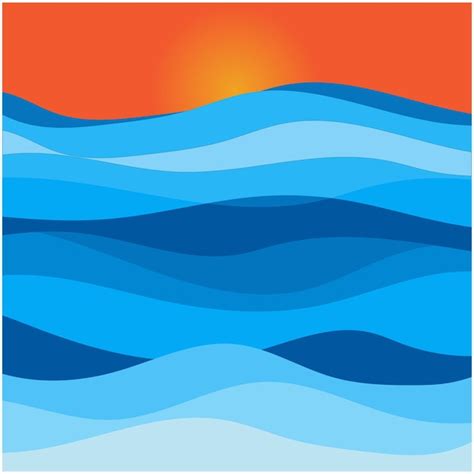 Premium Vector Abstract Water Wave Vector Illustration Design Background