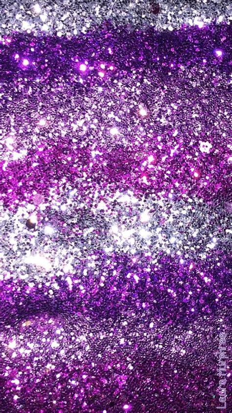 Purple And Silver Glitter 720x1280 Wallpaper
