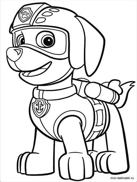 Paw Patrol Coloring Pages Free Printable Paw Patrol Coloring Pages