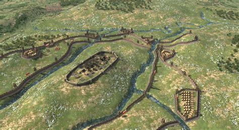 Battle Of Alesia 52 Bc 3d Scene Mozaik Digital Education And Learning