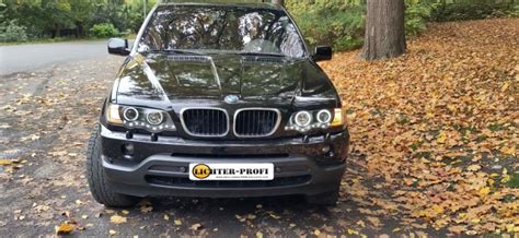 Xenon Led Angel Eyes Scheinwerfer F R Bmw X E Schwarz Ihr Partner F R Car Tuning Und