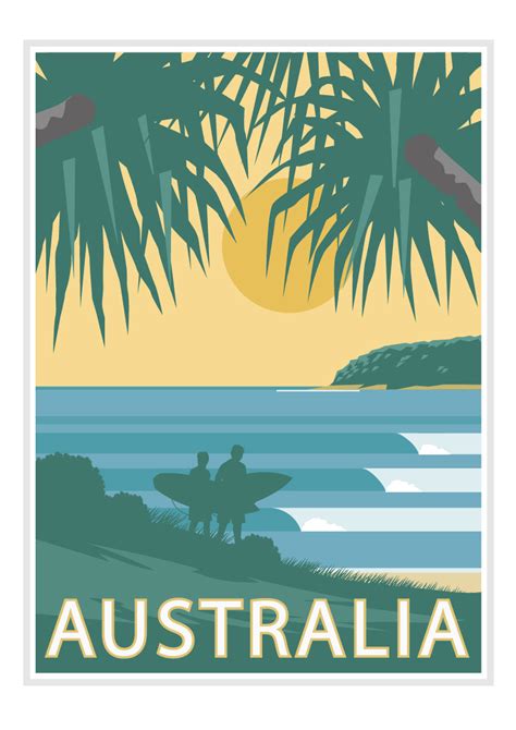 See more ideas about travel posters, australian travel, poster. Australia Vintage Poster Vintage Travel Poster Art Deco | Etsy