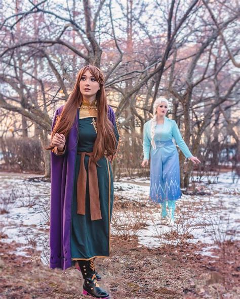 Self Anna And Elsa From Frozen 2 Rcosplay