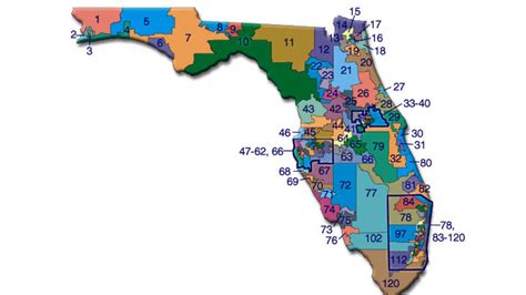 Florida State House District Map Maping Resources