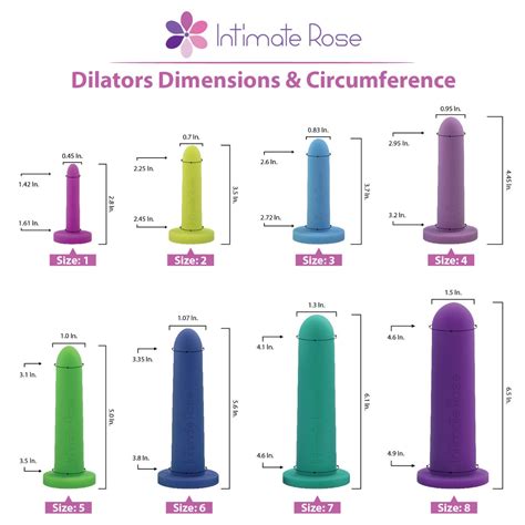 intimate rose 4 pack dilators vaginal trainers performance health