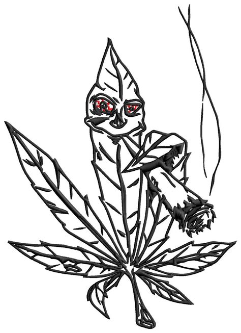 Weed Plant Drawing At Getdrawings Free Download
