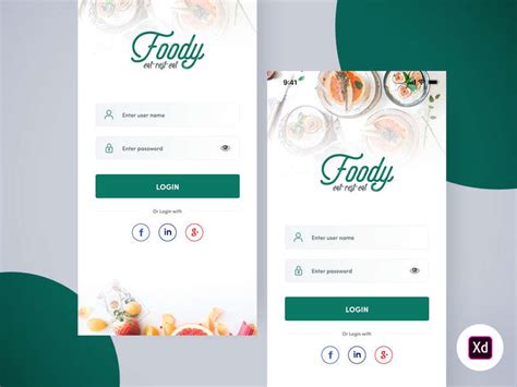 Foody Login Ui