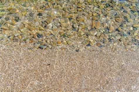Sea Pebble Stone In Water Background Stock Image Image Of Rock Sand