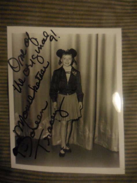Actress Doreen Tracey Original Mouseketeer Signed 8x10 Photo 1786606743