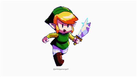 :) pixel is a very useful. Pixel Link Walk Cycle by ArtistGamerGal on Newgrounds