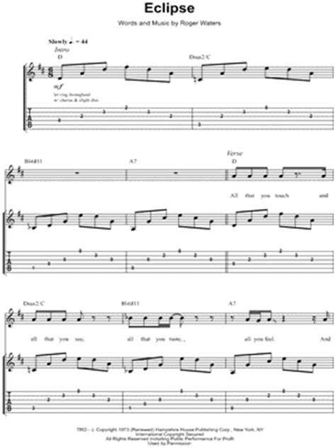We did not find results for: Pink Floyd "Us and Them" Guitar Tab in D Major - Download & Print - SKU: MN0050338