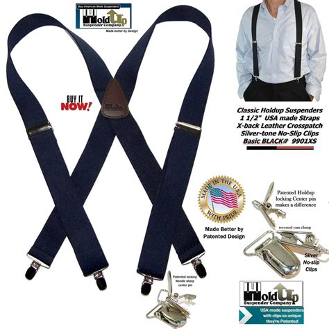 Holdup Suspender Holdup Suspender Brand Classic X Back Black