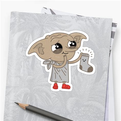 Dobby Free Elf Sticker By Ppmid Redbubble