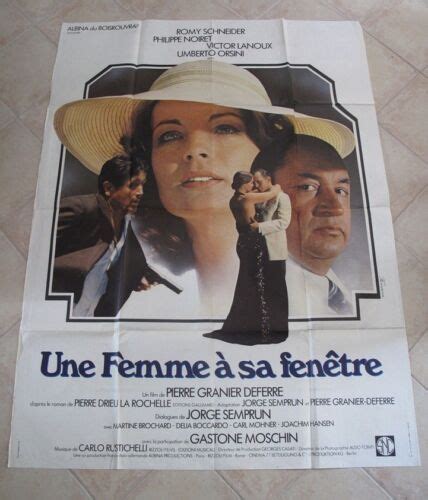 A Woman At Her Window Noiret Romy Schneider Original French Movie