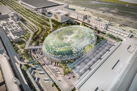 2020 Ubicaciones Jewell Changi Airport Singapur Aeropuerto Internacional