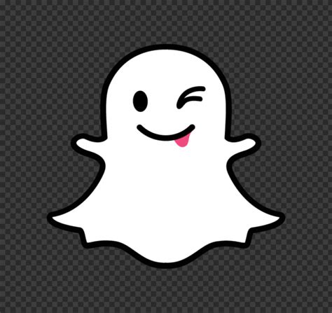 Snapchat Cute Emoji Cartoon Ghost Tongue Icon Png Image Citypng