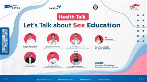 health talk let s talk about sex education youtube