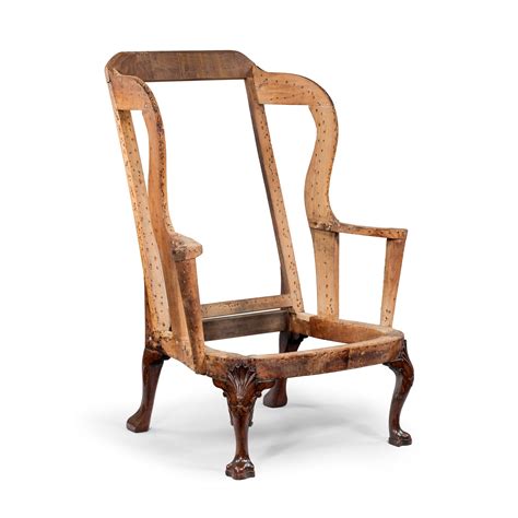 George I Period Walnut Wing Arm Chair Wick Antiques