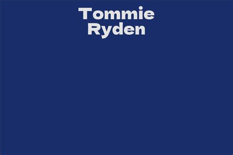 Tommie Ryden - Facts, Bio, Career, Net Worth | AidWiki