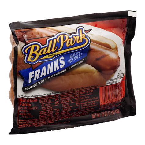 Ball Park Franks 8ct Hot Dogs 16oz Pkg Garden Grocer