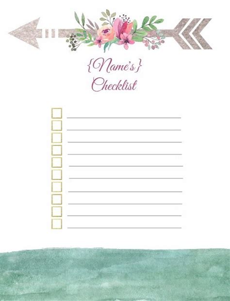 Free Printable To Do List Print Or Use Online Access