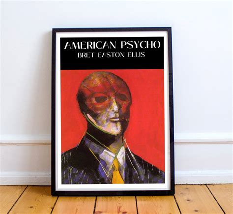 American Psycho Art Print Book Cover Book Lover Literary Etsy Australia