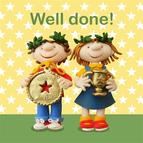 Well Done Childs Congratulations Card Cards Love Kates