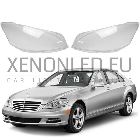 Mercedes Benz S Class W Lci Headlights Lens Covers Pair L R Xenonled Eu
