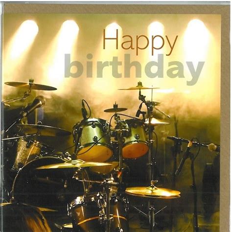Maybe you would like to learn more about one of these? Drums Birthday Card | Happy birthday drums, Drum birthday ...