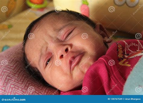 Indian Asian Small Baby Crying Stock Image Image Of Infant Crying