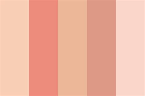 Peachy Color Palette Color Palette Peach Color Schemes Peach Aesthetic