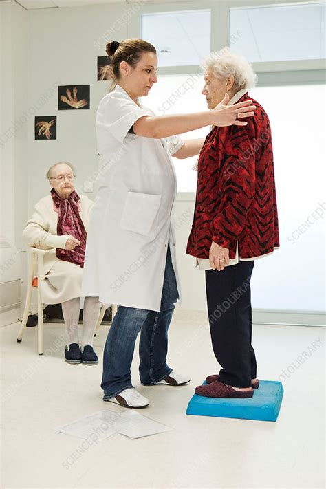Elderly Person In Physical Therapy Stock Image C0141991 Science