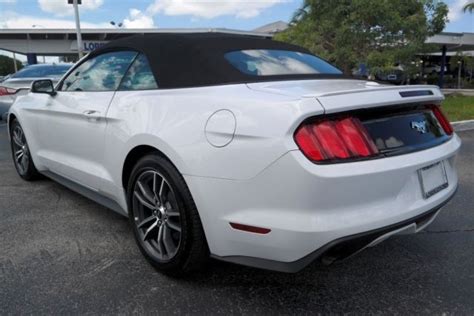 2016 Mustang Ecoboost Premium Convertible Oxford White