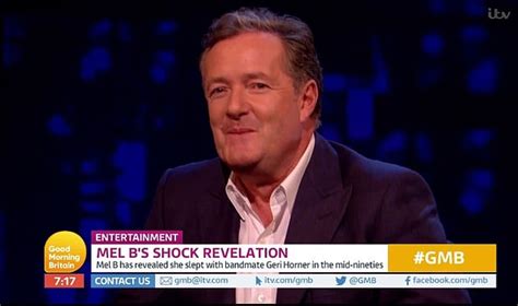 Piers Morgan Admits Mel Bs Geri Halliwell Sex Confession Was An Extraordinary Moment Daily