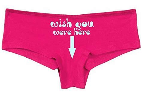 Knaughty Knickers Wish You Here Funny Sexy Flirty Pink Panties Selfie Underwear Ebay