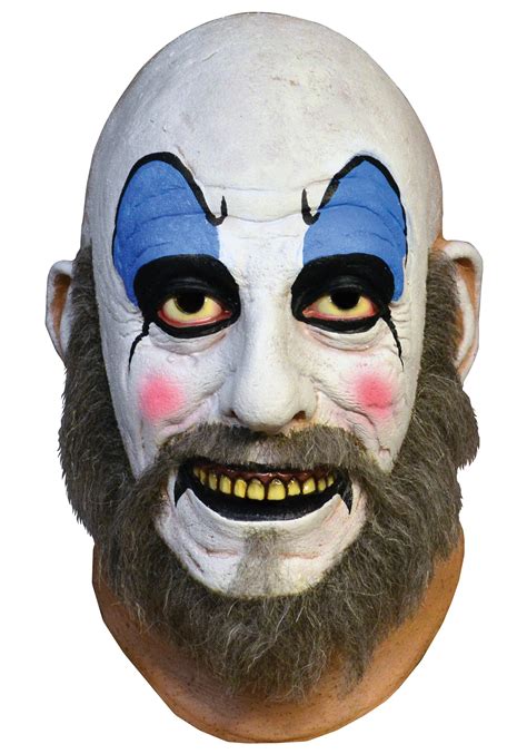 Two teenage couples traveling across the backwoods of texas searching for urban legends of serial killers end up as prisoners of a bizarre and sadistic backwater family of serial killers. House of 1000 Corpses Adult Captain Spaulding Mask