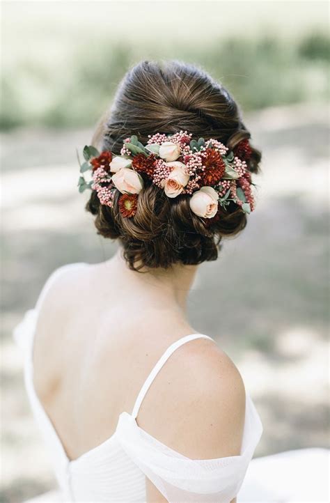 A Woman With Flowers In Her Hair