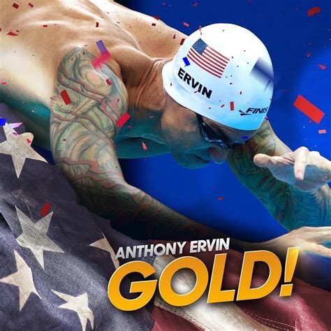 What A Swim Anthony Ervin Is Bringing Home Gold For Teamusa 🇺🇸🏅 Rio2016 Olympics Summer