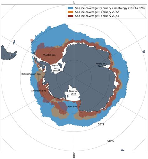 Antarctic Summer Sea Ice Minimum The Lowest Ever Observed Cmems