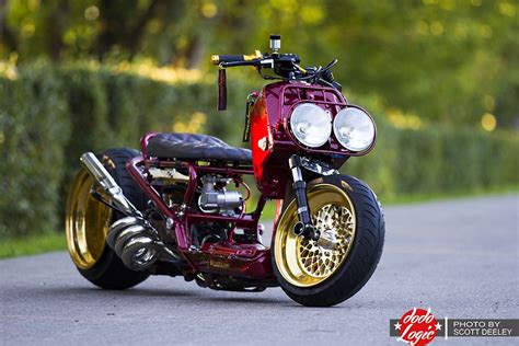 Yes, it's a scooter and it's got a meager 49cc. Image Gallery Slammed Ruckus | Honda ruckus, Scooter bike ...