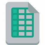 Excel Icon Flat Document Spreadsheet Icons Paomedia