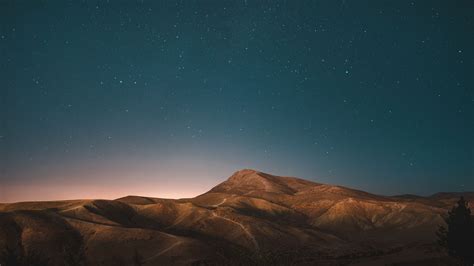 3840x2160 Stars Over Desert Mountains 5k 4k Hd 4k Wallpapers Images