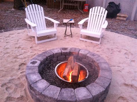 Pin By Amy Weatherton Brant On Yard Beach Fire Pit Backyard Beach